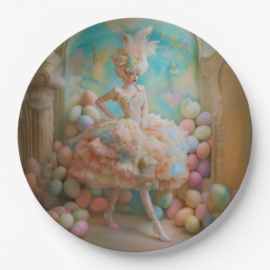 イースターミューズ紙プレート ペーパープレート (正面)