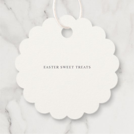 イースターメッセージカードいくつかのバニーはあなたを愛している フェイバータグ (裏面)