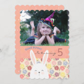 イースターメドレー写真招待状 招待状 (正面/裏面)