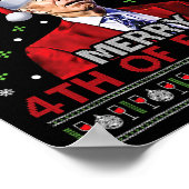 イースターメリージョーの4番目のおもしろいバイデン氏醜いクリスマスギフト ポスター (角)