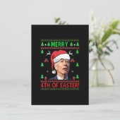 イースターメリージョーバイデン氏クリスマスおもしろいの4番目 招待状 (スタンド正面)