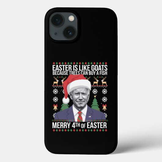 イースターメリーバイデン氏の醜いおもしろいクリスマスの4番目 Case-Mate iPhoneケース (裏面)