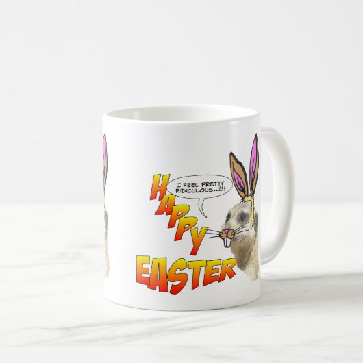 イースターメルカトマグカスタマイズ コーヒーマグカップ (正面右)