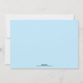 イースターモダンウィッシュパステルパーソナライズされた写真 シーズンカード (裏面)