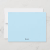 イースターモダンウィッシュパステルパーソナライズされた写真 シーズンカード (裏面)