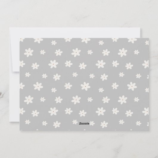 イースターモダンエレガント恵みスクリプト3写真 シーズンカード (裏面)