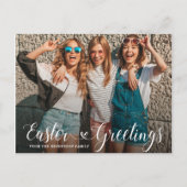 イースターモダングリーティング写真 ポストカード (正面)