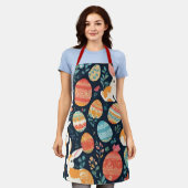 イースターモダンバニーコレクション エプロン (着用した状態)