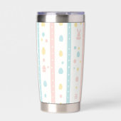 イースターモダンパターン20ozサーマルタンブラー 保温保冷タンブラー (正面)