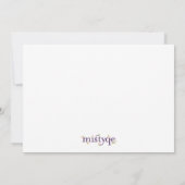 イースターモダンパーティの招待状 招待状 (裏面)