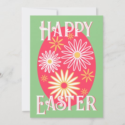イースターモダンフローラ カード (正面)