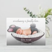 イースターモダン春バニー誕生のお知らせ シーズンカード (スタンド正面)