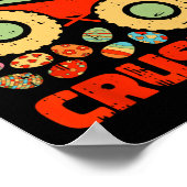 イースターモンスタートラックおもしろい春少年 ポスター (角)