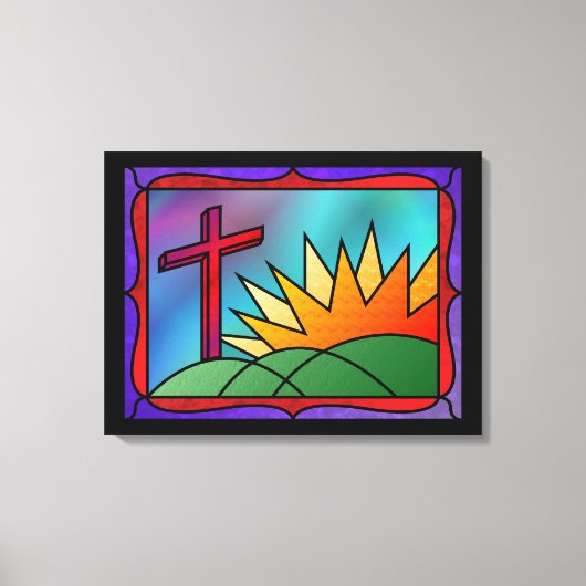 イースターモーニングキャンバス印刷 キャンバスプリント (正面)