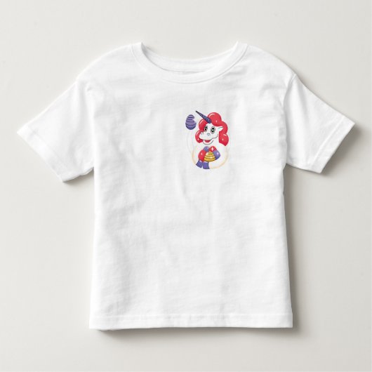 イースターユニコーン トドラーTシャツ (正面)