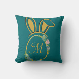 イースターユニークバニーモノグラム クッション