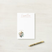 イースターユリと美しい十字架 ポストイット (デスク上)