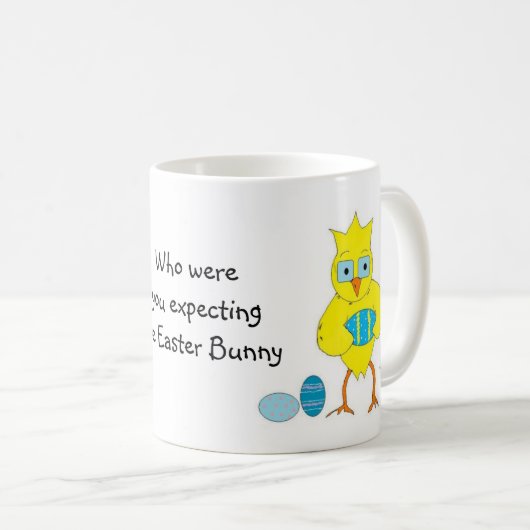 イースターユーモアのある コーヒーマグカップ (正面右)