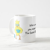 イースターユーモアのある コーヒーマグカップ (正面左)