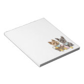 イースターヨークシャーテリアドッグ ノートパッド (アングル)