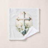 イースターライリーと美しいイースタークロス バスタオルセット (ウォッシュタオル)