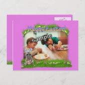 イースターラクーンバンディットフォトフレーム シーズンポストカード (正面/裏面)