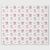 イースターラッパーソナライズされたピング紙 ラッピングペーパー (フラット)