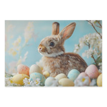 イースターラッピング紙フラットシートセット3