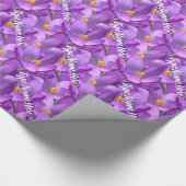 イースターラッピング紙春クロッカスギフト紙 ラッピングペーパー (角)