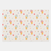 イースターラッピング紙 ラッピングペーパーシート (正面3)