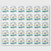 イースターラッピング紙 ラッピングペーパー (フラット)