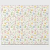 イースターラッピング紙 ラッピングペーパー (フラット)