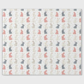 イースターラッピング紙 ラッピングペーパー (フラット)