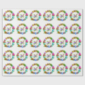 イースターラッピング紙 ラッピングペーパー (フラット)