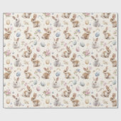 イースターラッピング紙 ラッピングペーパー (フラット)