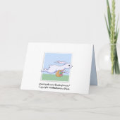 イースターラバ走スハッピーイースター誕生日カード シーズンカード (裏面)