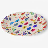 イースターラビカスタムット紙プレート9 in ペーパープレート (アングル)