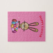 イースターラビットきらめく卵パズル。 ジグソーパズル (横)