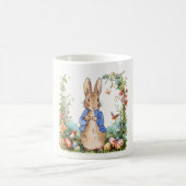 イースターラビットイースターエッグのピーター コーヒーマグカップ (中央)