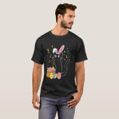 イースターラビットキャット Tシャツ (正面フル)