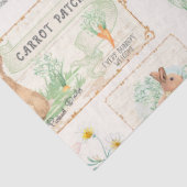 イースターラビットキャロットパッチフローラウッドデコパージュ 薄葉紙 (詳細)