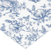 イースターラビットチノワセリーパターン ショートテーブルランナー (コーナー)