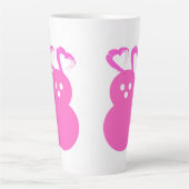 イースターラビットハートラテマグ カフェラテマグ (正面)