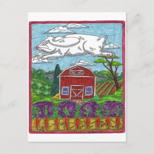 イースターラビットファーム シーズンポストカード (正面)