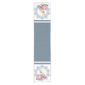 イースターラビットフローラ ショートテーブルランナー (正面)