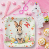 イースターラビットホリデーコレクシモダンョン ペーパープレート (パーティー)