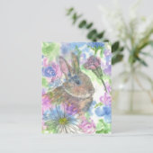 イースターラビット春ガーデン シーズンポストカード (スタンド正面)