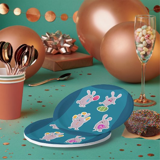 イースターラビット紙プレート ペーパープレート
