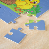 イースターラビット、子羊&シックパズルパーソナライズされた。 ジグソーパズル (側面)