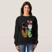 イースターラブウィメンズ10代のガールズボーイズキッズコーディネート スウェットシャツ (正面フル)